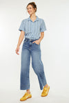 Nessa High Rise Crop Wide Leg Jeans