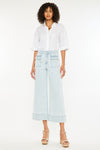 Jace High Rise Crop Wide Leg Jeans