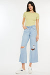 Mariyah Ultra High Rise Cropped  Wide Leg Jeans - Official Kancan USA