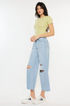 Mariyah Ultra High Rise Cropped  Wide Leg Jeans - Official Kancan USA