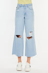 Mariyah Ultra High Rise Cropped  Wide Leg Jeans - Official Kancan USA