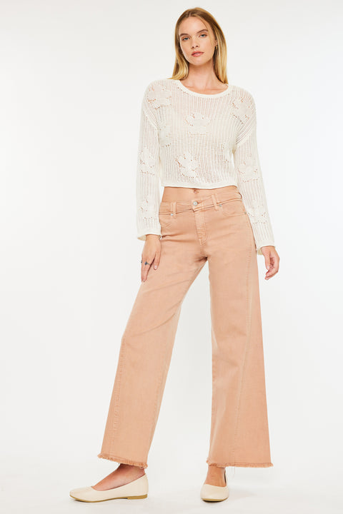 Mariluu  High Rise Wide Leg Jeans