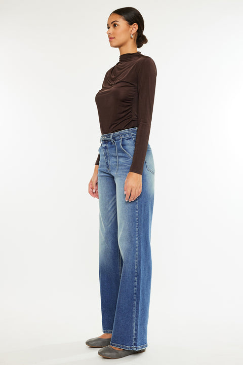 Leah Ultra High Rise Wide Leg Jeans