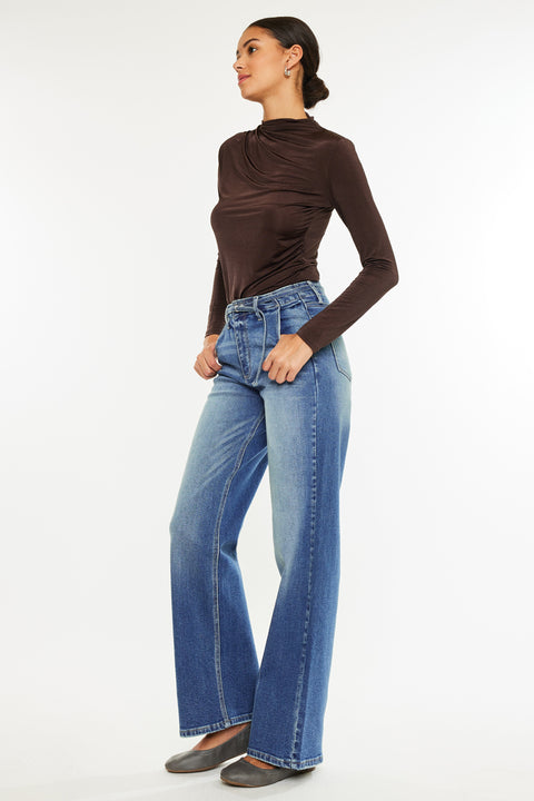 Leah Ultra High Rise Wide Leg Jeans