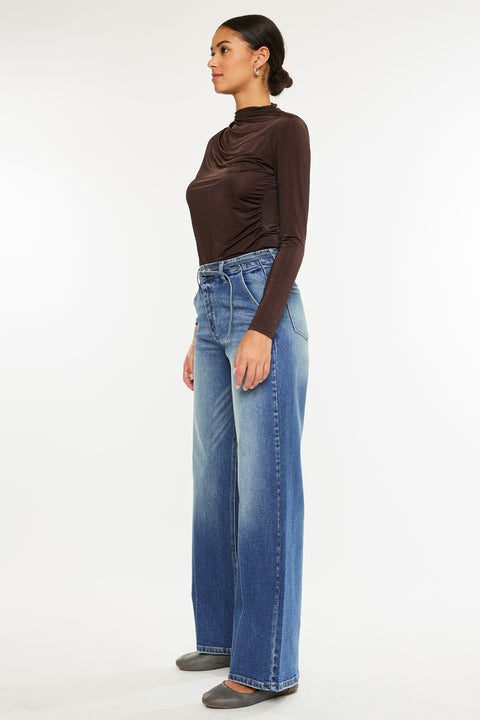 Leah Ultra High Rise Wide Leg Jeans