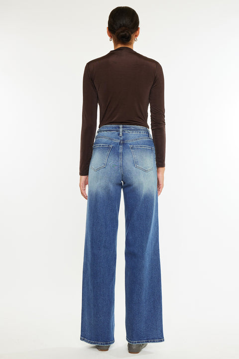 Leah Ultra High Rise Wide Leg Jeans