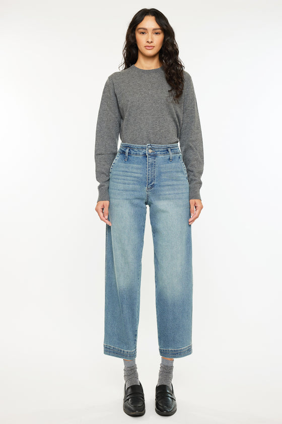 Devina Ultra High Rise Tapered Leg Jeans