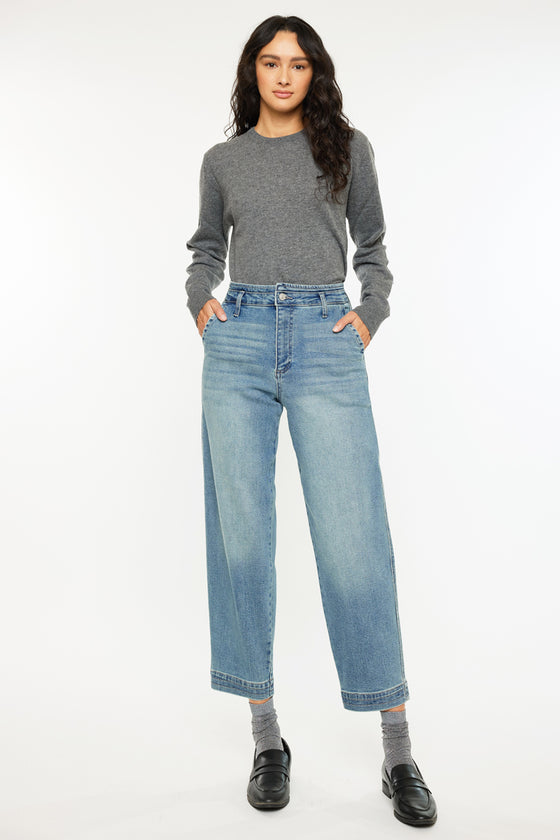 Devina Ultra High Rise Tapered Leg Jeans