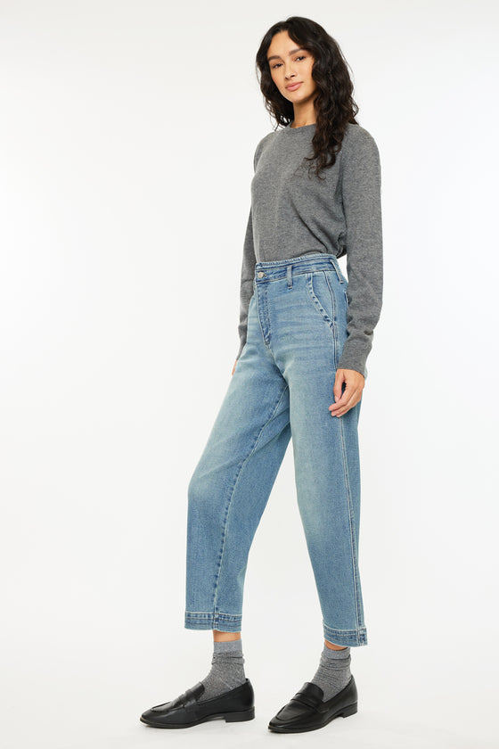 Devina Ultra High Rise Tapered Leg Jeans