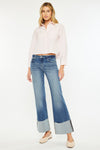 Sierra Mid Rise Wide Leg Jeans