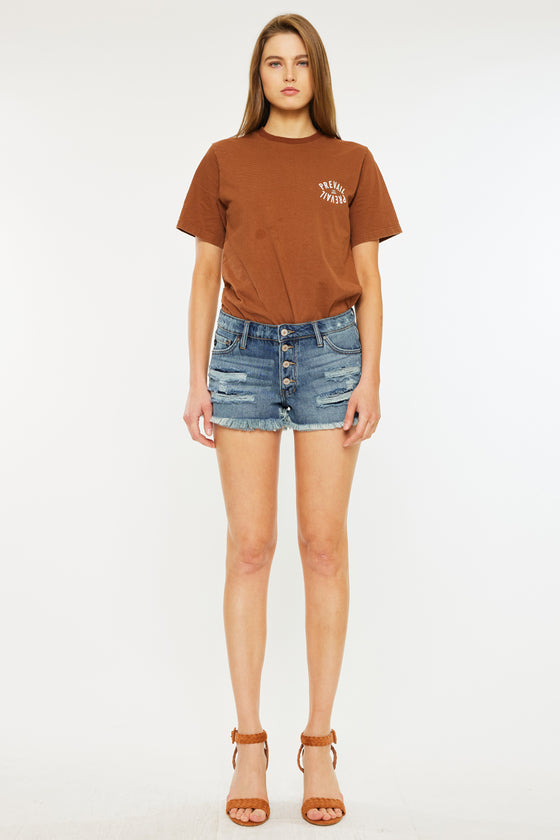 Presley Mid Rise Boyfriend Shorts