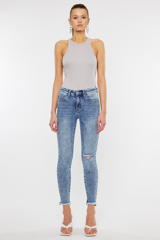 Kara High Rise Ankle Skinny Jeans - Official Kancan USA