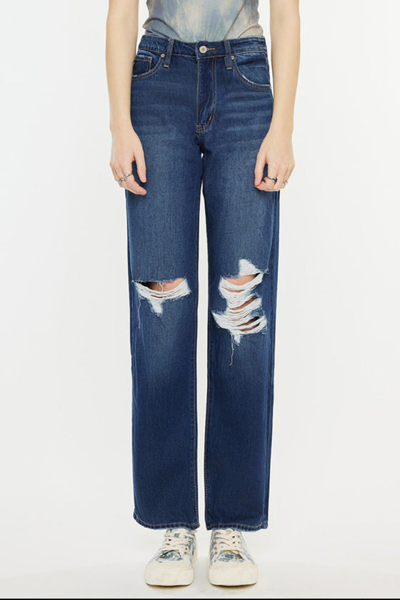 Wrene Ultra High Rise 90's Boyfriend Jeans - Official Kancan USA