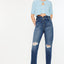 Blossom Ultra High Rise Belted Mom Jeans