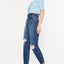 Blossom Ultra High Rise Belted Mom Jeans