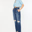 Blossom Ultra High Rise Belted Mom Jeans