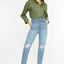 Blossom Ultra High Rise Belted Mom Jeans