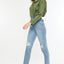 Blossom Ultra High Rise Belted Mom Jeans