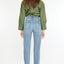 Blossom Ultra High Rise Belted Mom Jeans