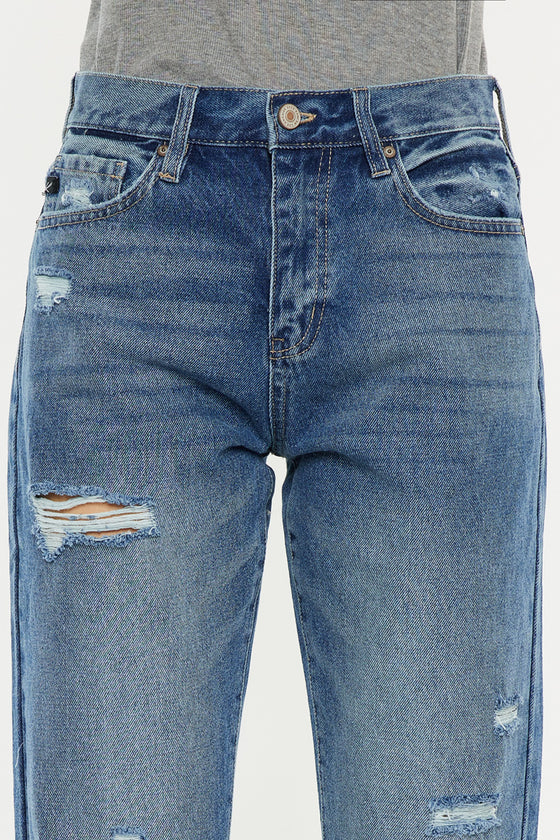 Kerrigan Ultra High Rise Mom Jeans - Official Kancan USA