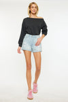 Daisy High Rise Mom Shorts