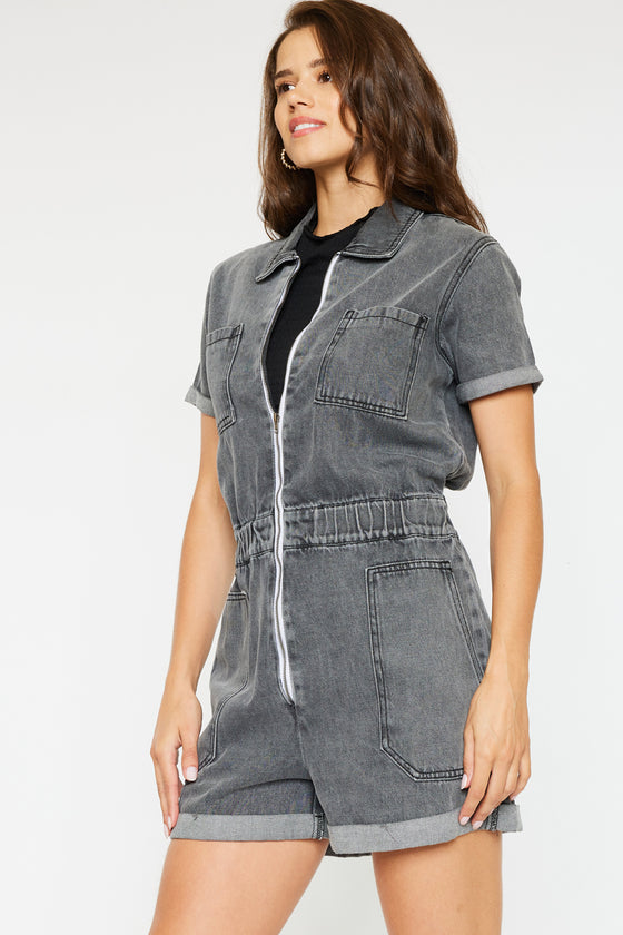 Victoria Short Sleeve Romper - Official Kancan USA