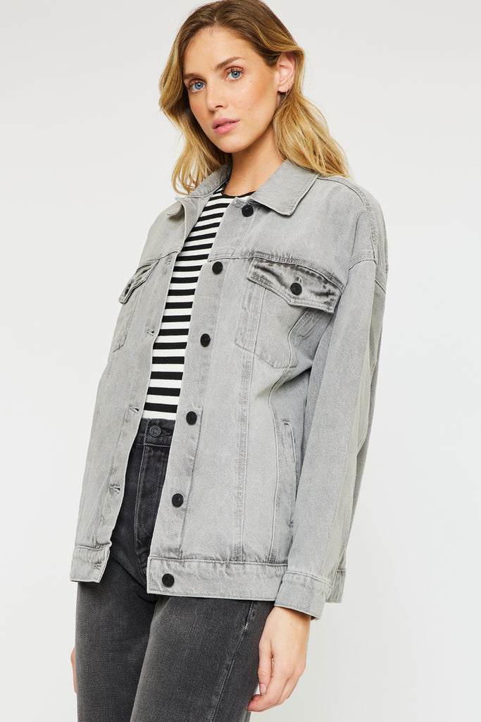 Aaliyah Oversized Denim Jacket - Official Kancan USA