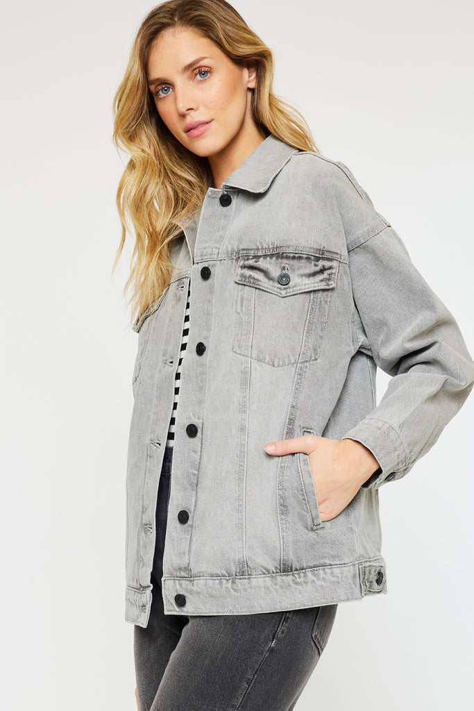 Aaliyah Oversized Denim Jacket - Official Kancan USA