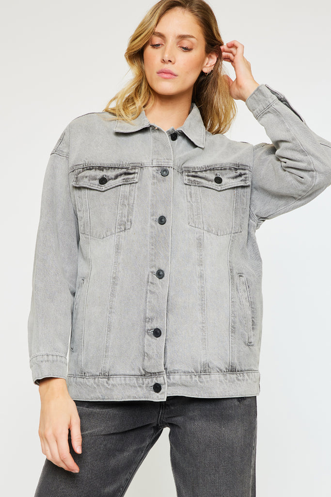 Aaliyah Oversized Denim Jacket - Official Kancan USA