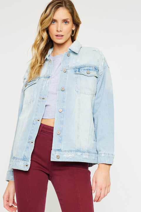 Aaliyah Oversized Denim Jacket - Official Kancan USA