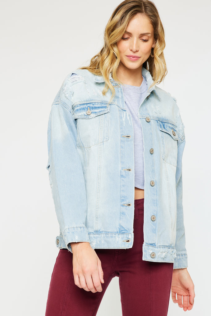 Aaliyah Oversized Denim Jacket - Official Kancan USA