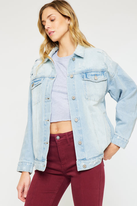 Aaliyah Oversized Denim Jacket - Official Kancan USA