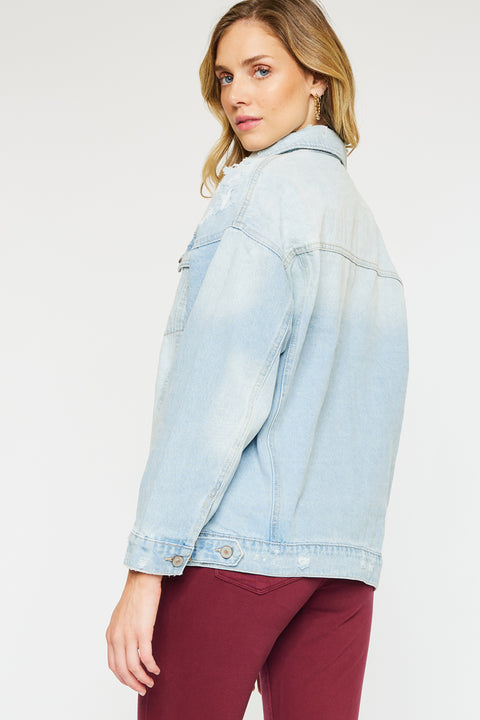 Aaliyah Oversized Denim Jacket - Official Kancan USA