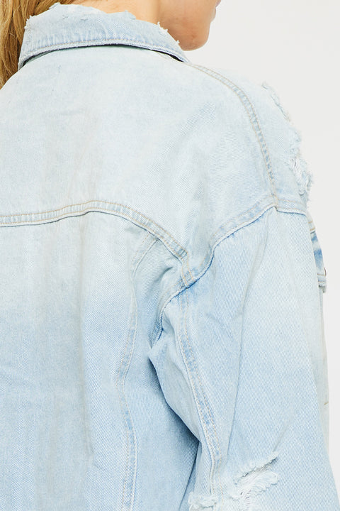 Aaliyah Oversized Denim Jacket - Official Kancan USA