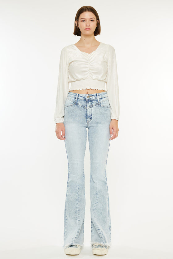 Ashton High Rise Flare Jeans - Official Kancan USA