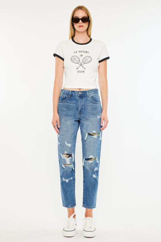 Esmee Ultra High Rise Mom Jeans