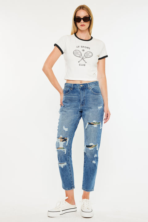 Esmee Ultra High Rise Mom Jeans