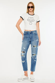  Esmee Ultra High Rise Mom Jeans