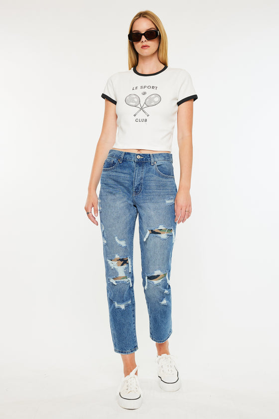 Esmee Ultra High Rise Mom Jeans