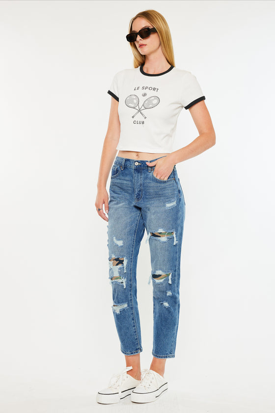 Esmee Ultra High Rise Mom Jeans