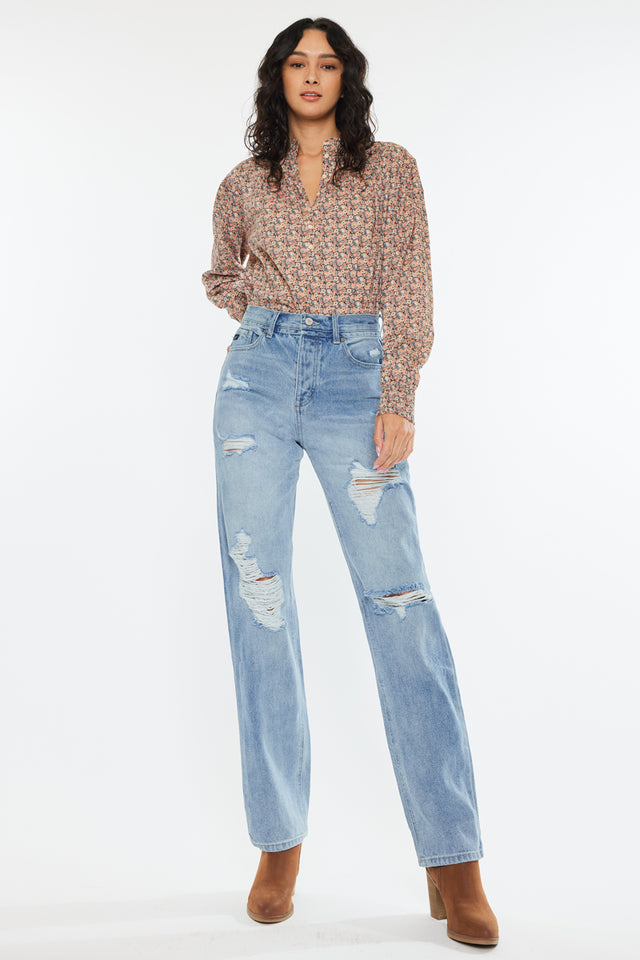 Letitia Ultra High Rise 90's Boyfriend Jeans – Official Kancan USA