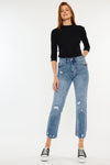 Missy High Rise Slim Straight Jeans - Official Kancan USA