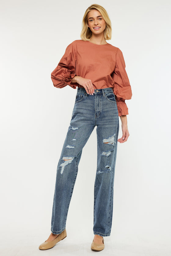 Stephanie Ultra High Rise 90's Boyfriend Jeans