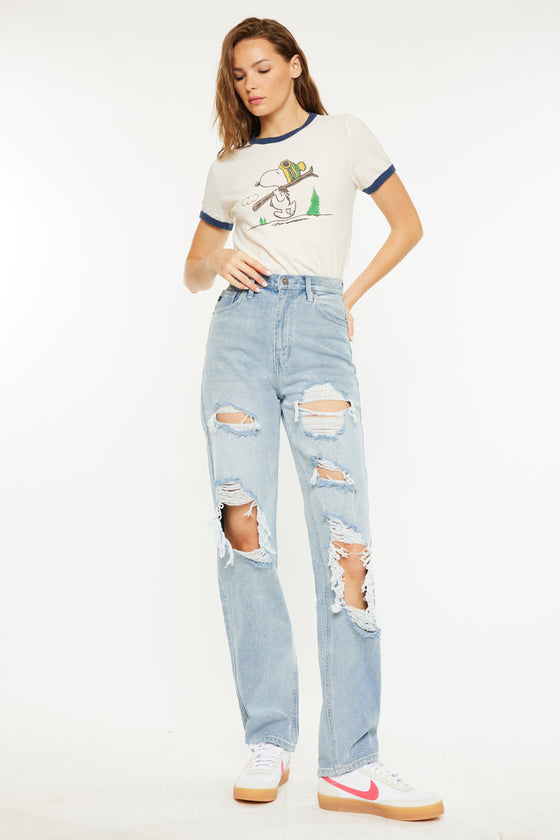 Kyla Ultra High Rise 90's Baggy Jeans