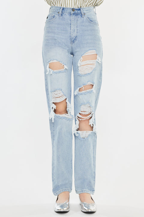 Kyla Ultra High Rise 90's Baggy Jeans - Official Kancan USA