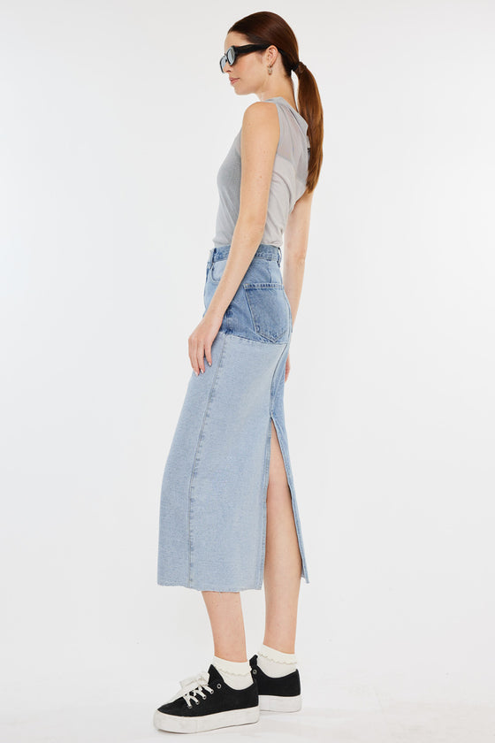 Brodie Color Block Midi Skirt - Official Kancan USA