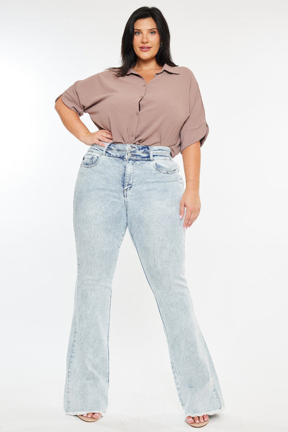 Marcy High Rise Bootcut Jeans (Plus Size)