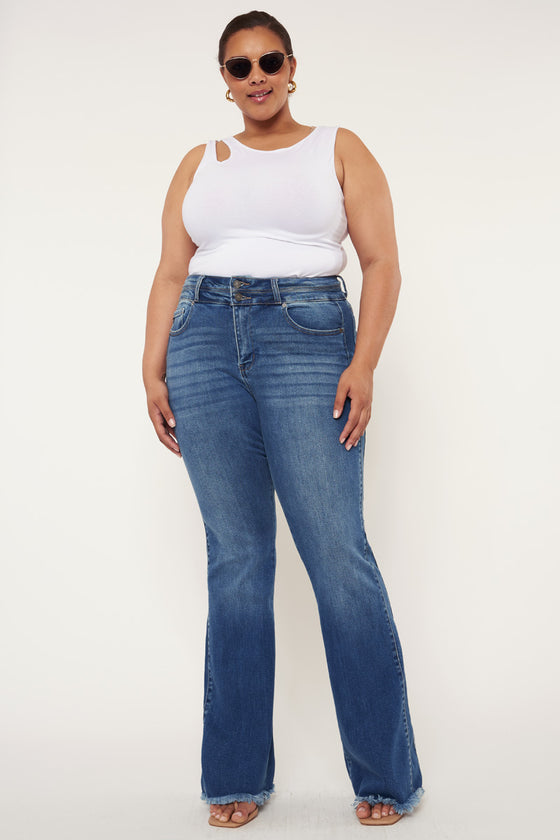 Marcy High Rise Bootcut Jeans (Plus Size) - Official Kancan USA