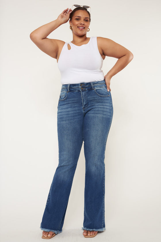 Marcy High Rise Bootcut Jeans (Plus Size) - Official Kancan USA