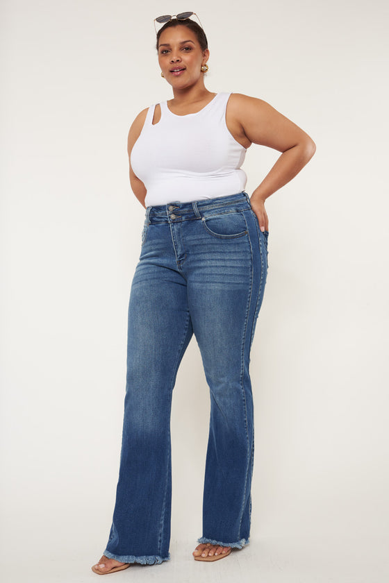 Marcy High Rise Bootcut Jeans (Plus Size) - Official Kancan USA